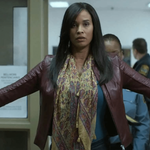 Joy Bryant For Life Leather Jacket