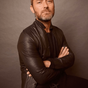 Jude Law Acura Festival Village Leather Jacket