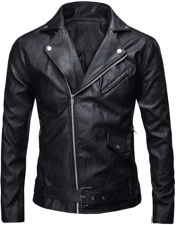 Jungkook Cafe Racer Leather Jacket