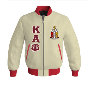K A Varsity Letterman Wool Jacket