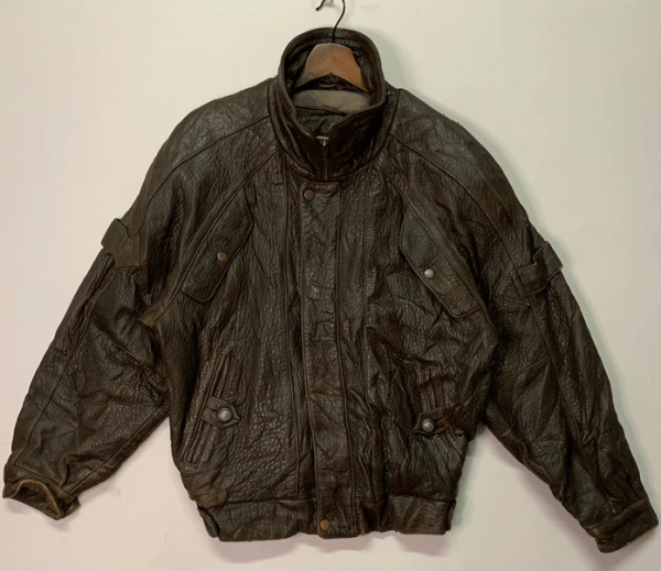 Kadoya Vintage Racing Team Leather Jacket