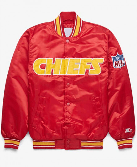 Kansas City Chiefs Satin Bomber Jacket