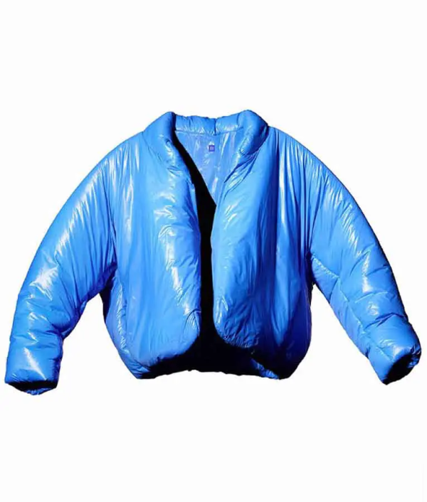 Kanye West Yeezy Gap Blue Puffer Jacket