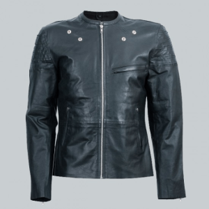 Karakoram Perfect Fit Black Leather Jacket