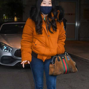 Katy Shang Chi And The Legend Of The Ten Rings Awkwafina Fur Jacket