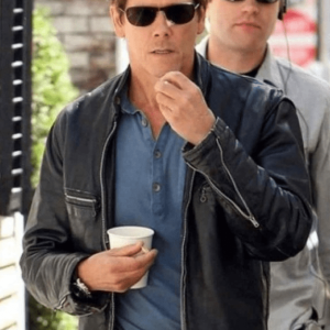 Kevin Bacon R i p d Film Bobby Hayes Leather Jacket