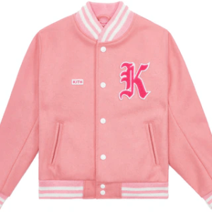 Kith Kids Barbie For Golden Bear Varsity Wool Jacket