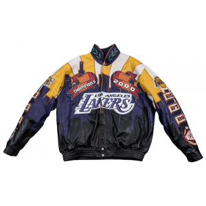 Jeff Hamilton Los Angeles Nba Lakers Championship Jacket
