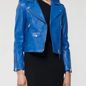 Leah Lewis Nancy Drew Leather Jacket