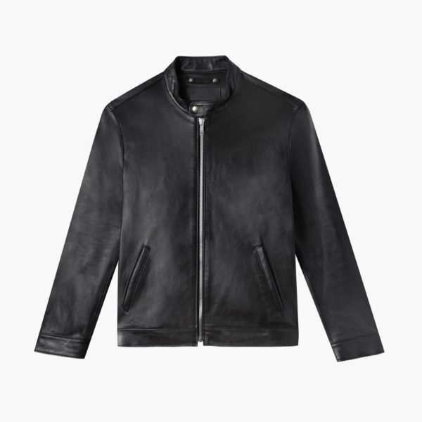 Leather Jacket Outfits Mens Racer Jacket