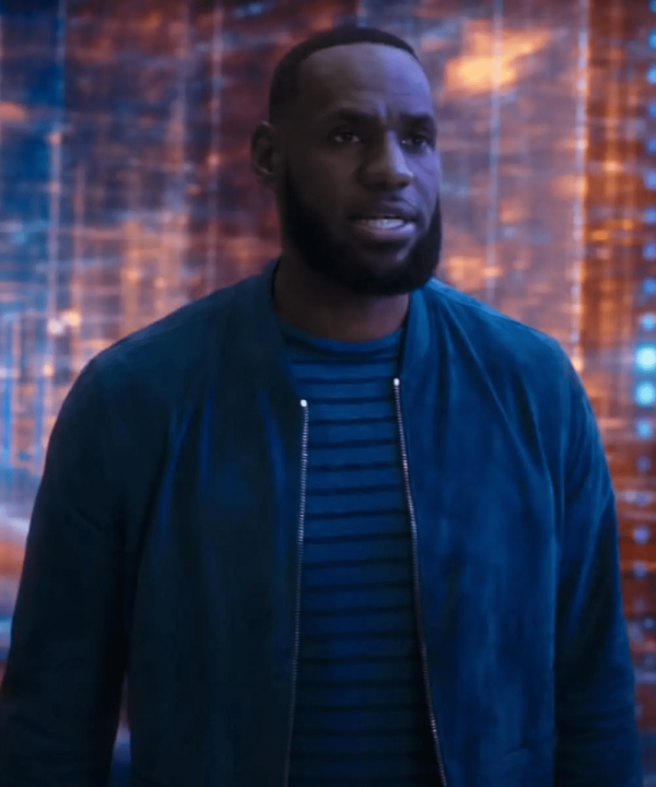 Lebron James Space Jam A New Legacy Bomber Leather Jacket