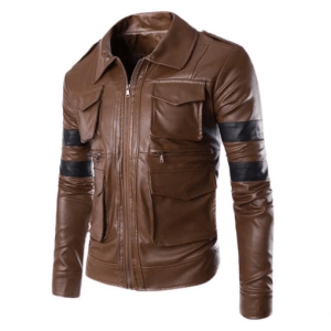 Leon Kennedy Resident Evil Leather Jacket