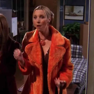 Phoebe Buffay Friends S05 Lisa Kudrow Faux Fur Coat