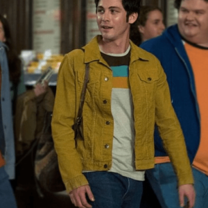 Logan Lerman Hunters Jonah Heidelbaum Yellow Cotton Jacket
