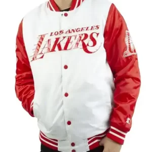 Los-Angeles-Lakers-White-And-Red-Jacket