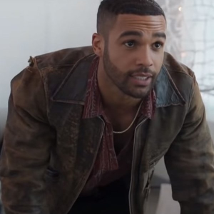 Lucien Laviscount Trust Brown Leather Jacket