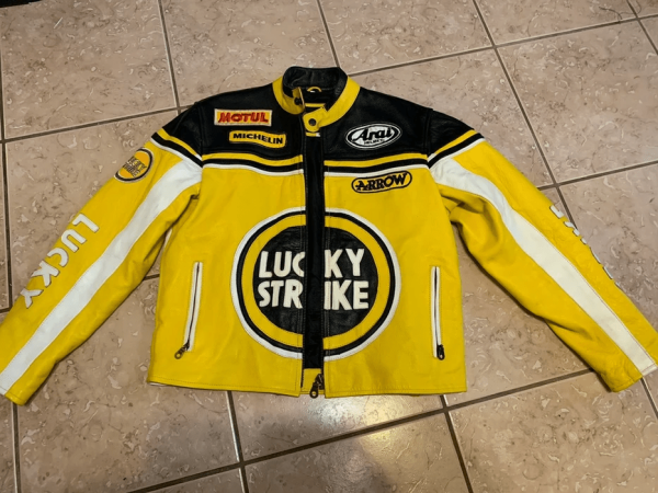 Lucky Strike Vintage Yellow Leather Jacket