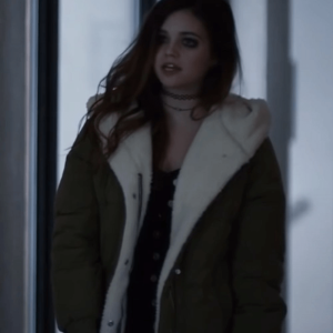 Lucy Every Breath You Take India Eisley Shearling Cotton Coat