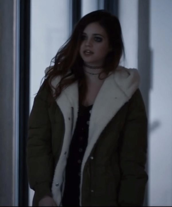 Lucy Every Breath You Take India Eisley Shearling Cotton Coat