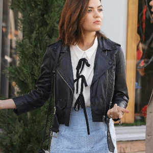 Lucy Hale Pretty Little Liars Leather Jacket