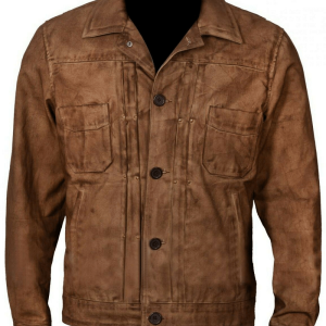 Luke Grimess Yellowstone Kayce Dutton Waxed Cotton Jacket