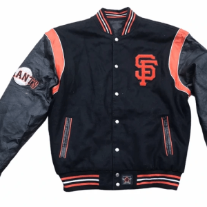 MLB Giants San Francisco Varsity Leather Jacket