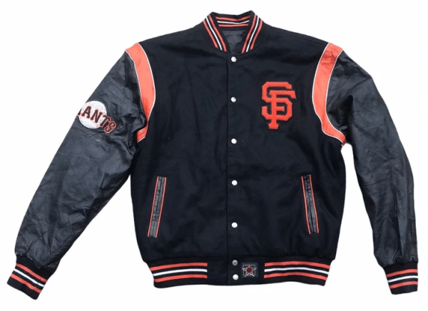 MLB Giants San Francisco Varsity Leather Jacket