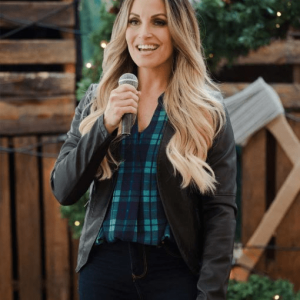 Marie Christmas In The Rockies Leather Jacket