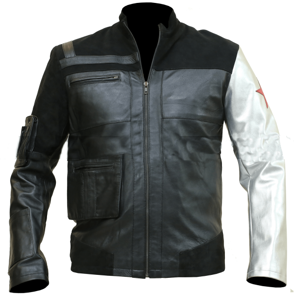 Marvel Avengers Winter Soldier Leather Jacket