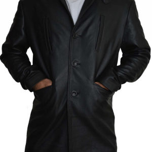 Max Payne Mark Wahlberg Black Leather Jacket