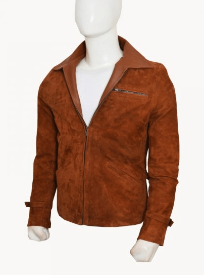 Max Vatans Brad Pitt Allied Movie Leather Jacket