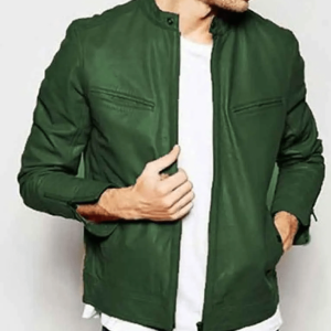 Men' Henry Green Annette 2021 Adam Bikers Leather Jacket