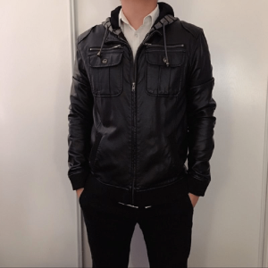 Men's Chor Black Bikers Leather Jacket