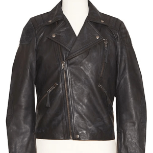 Mens Defender Biker Leather Jacket