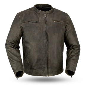 Fashion Drifter Black Motorcycle Leather Jacket