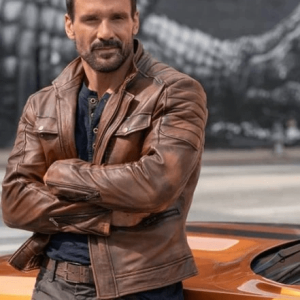 Men's Frank Grillo Boss Level Leather Jacket