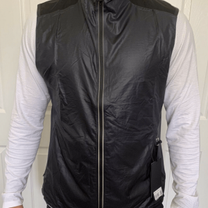 Men's Lululemon Fast Free Black Leather Vest