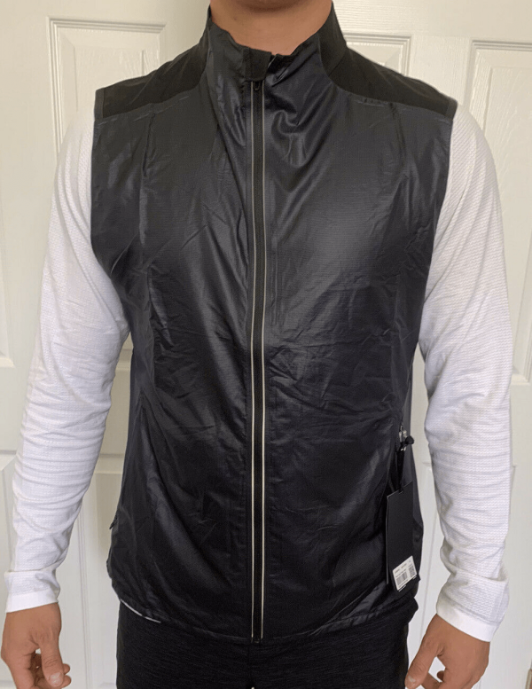 Men's Lululemon Fast Free Black Leather Vest