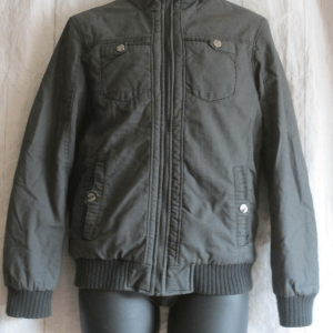 Men’s New York Xios Cuffs Grey Cotton Blend Jacket