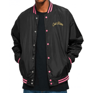 Men's Roses Odd Future Black Cotton Jacket