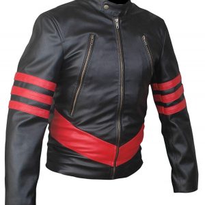 Mens X-Men Origins Wolverine Genuine Leather Jacket