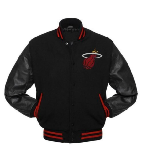 Miami Heat Nba Varsity Wool Jacket