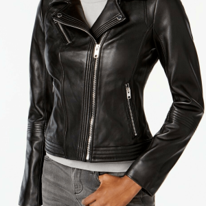 Michael Kors Bike Leather Jacket