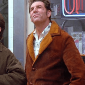 Michael Richards Seinfeld Cosmo Kramer Leather Jacket