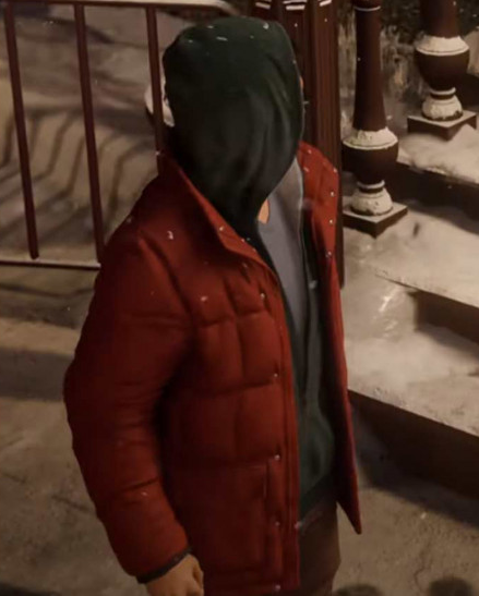 Miles Morales Spider-man Ps4 Puffer Red Jacket
