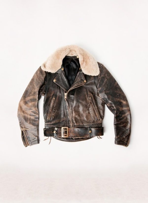 Military Zone Vintage 80s Pilot Leather Jacket