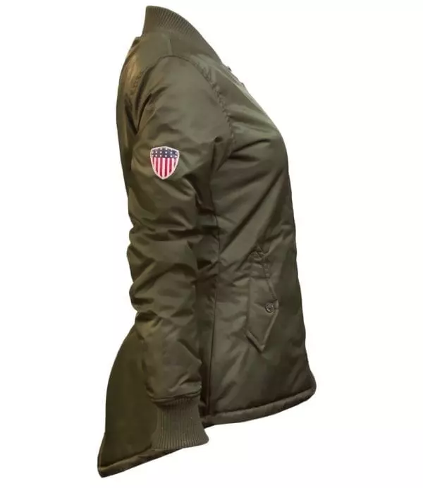 Miss Top Gun Women’s Longline Bomber Jacket
