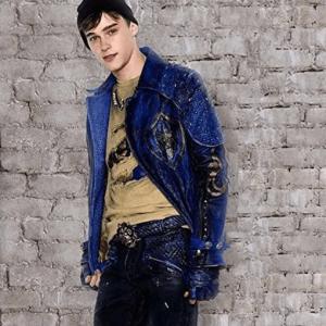 Mitchell Hope Disney Descendants 2 King Ben Studded Leather Jacket