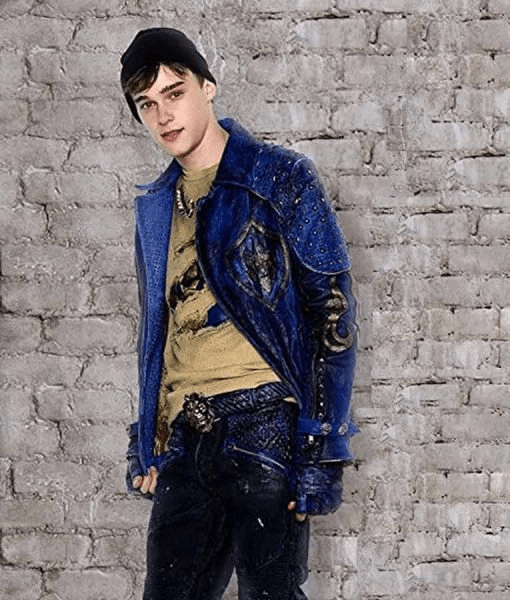 Mitchells Hope Disney Descendants 2 King Ben Blue Studded Leather Jacket