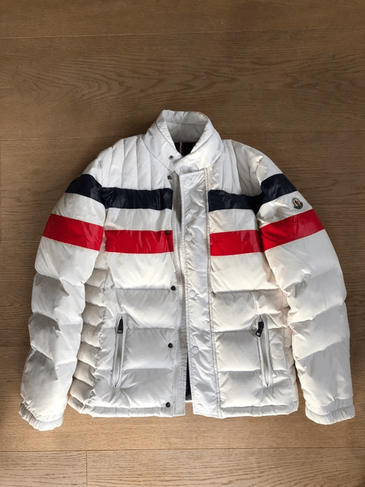 Moncler Striped Menuire Chief Keef Puffer Jacket